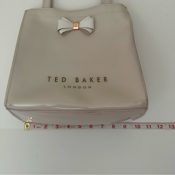 Ted Baker London light Pink Blush Plastic PVC bag The Ted Tote - Picture 8 of 13